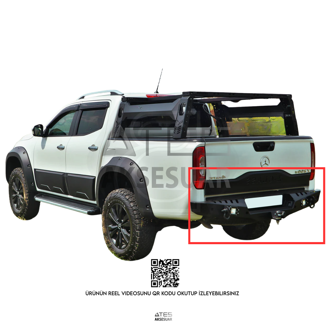 mercedes-benz-x-class-arka-celik-tampon-14500.png Mercedes X-Class Arka Çelik Tampon - Görsel 1
