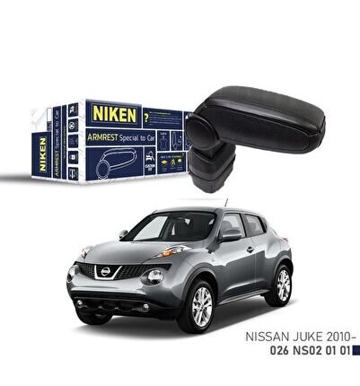 Nissan Juke Uyumlu -2010 Araca Özel Kol Dayama Siyah Niken Parça