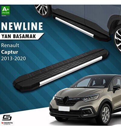 Renault Captur NewLine Krom Yan Basamak 173 Cm 2013-2020 A+ Kalite RE-CP1-YBS-NW-KA-173