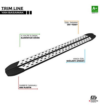 Egea Cross Uyumlu Araca Özel Yan Basamak Noktalı Model 2022 2023 2024 2025 2026