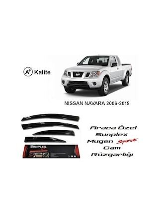 Nissan Navara Cam Rüzgarlığı Mugen Tip Sunplex 2006-2015