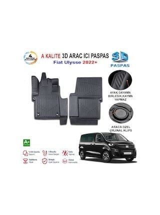 Fiat Ulysse 3d Paspas Havuzlu Pro 2022 Sonrası
