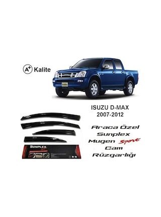 Isuzu D-Max Cam Rüzgarlığı Mugen Tip Sunplex 2007-2012