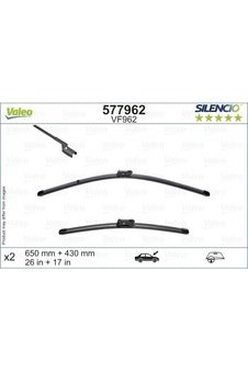 Valeo-577962 Valeo Silencio X-Trm Flat Blade Vf962 X2 650 430 Mm 514618768