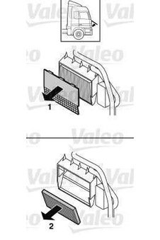 POLEN FILTRESI DAF CF85. XF95 CA VALEO 716008 OEM
