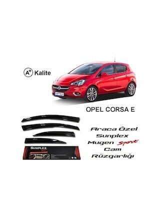 Opel Corsa E Cam Rüzgarlığı Mugen Tip Sunplex 2014-