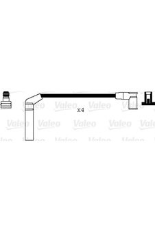 Valeo 346086 Buji Kablosu Takım Fiesta V1.3 Ka 1.3I 02-